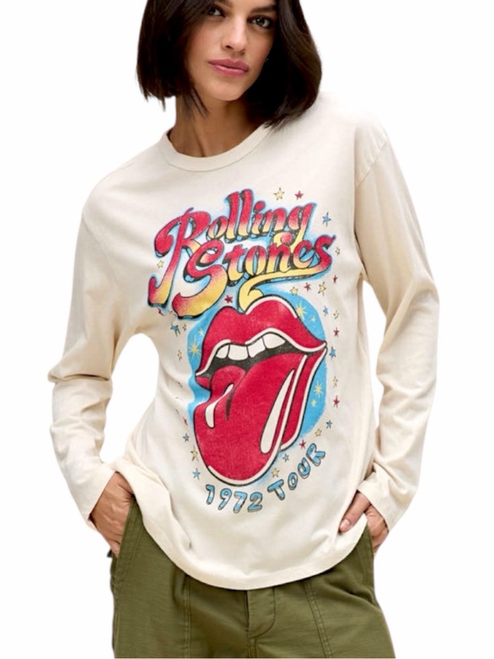 Daydreamer Rolling Stones 1972 Tour Long Sleeve Tee